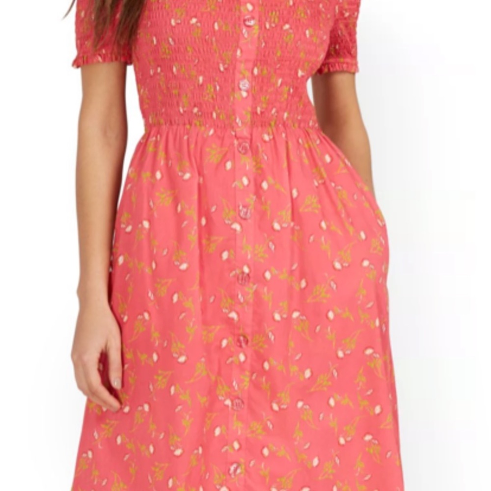NY&C Off the Shoulder Dress with Pockets - Picture 2 of 6